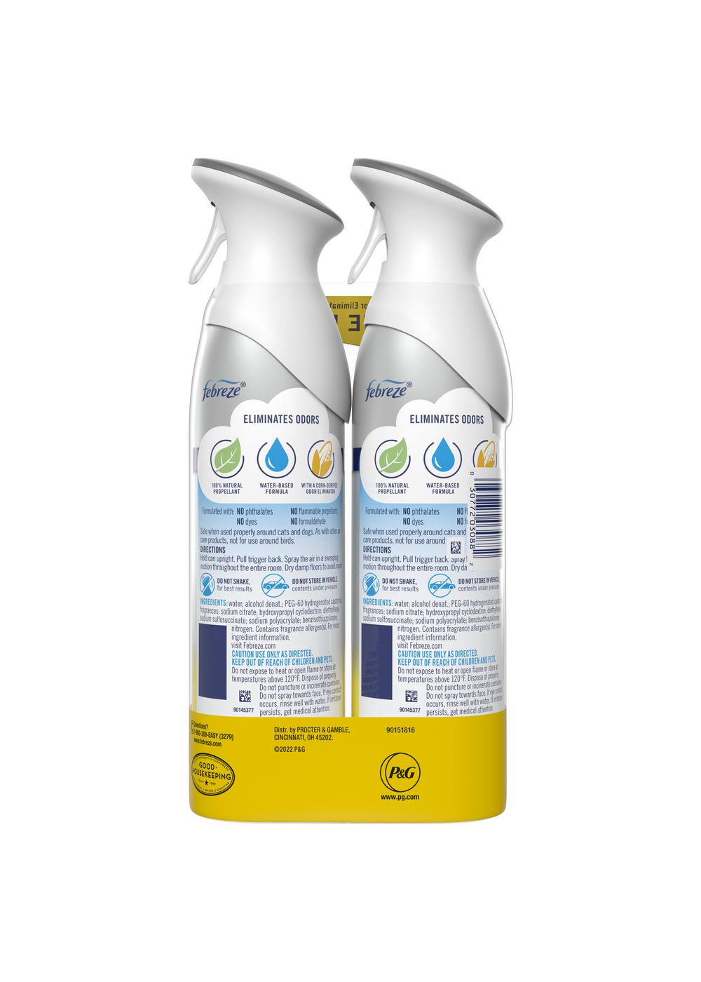 Febreze Air Kitchen Fresh Lemon Odor-Eliminating Spray Value Pack; image 2 of 9