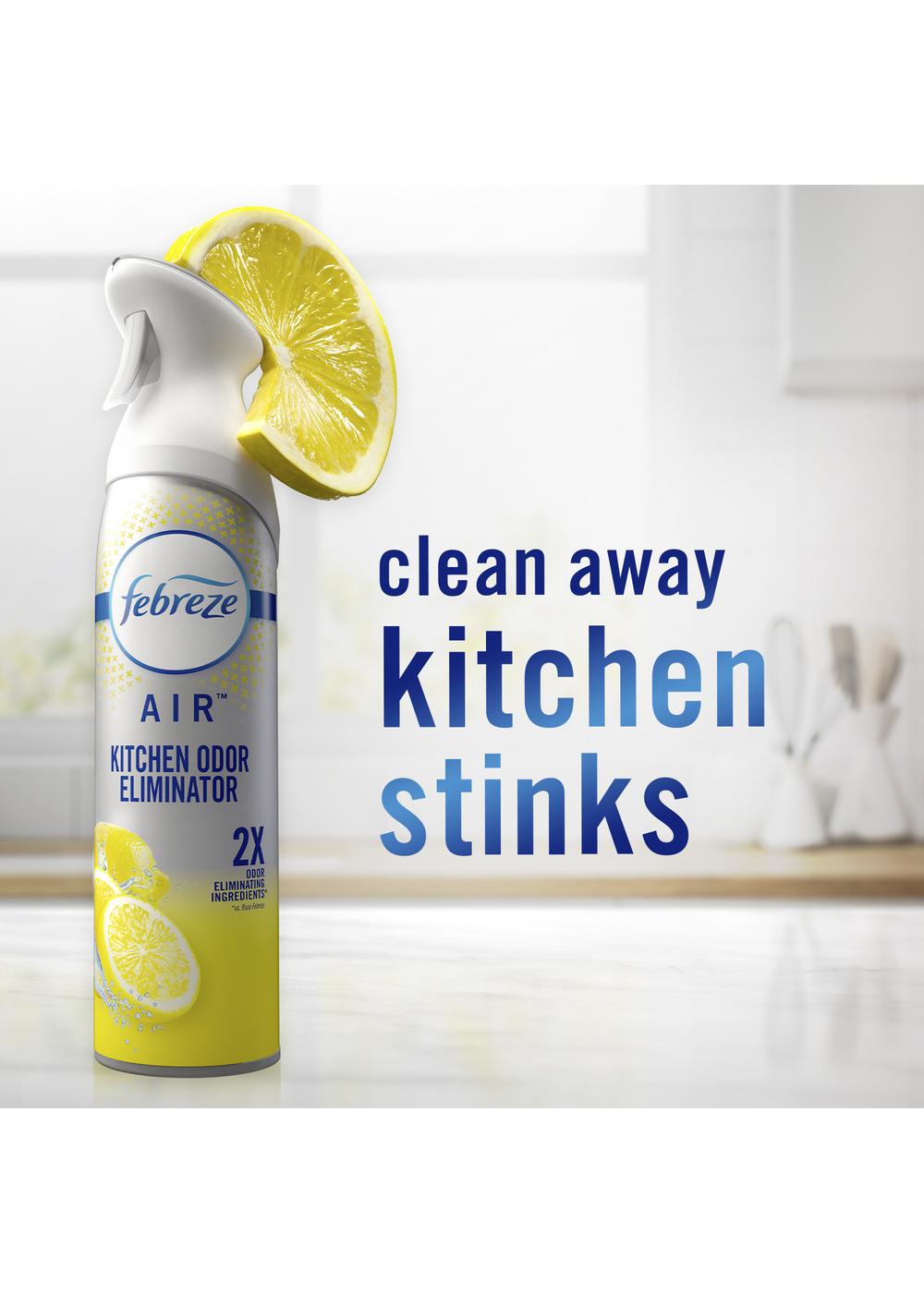 Febreze Air Kitchen Fresh Lemon Odor-Eliminating Spray Value Pack; image 9 of 9