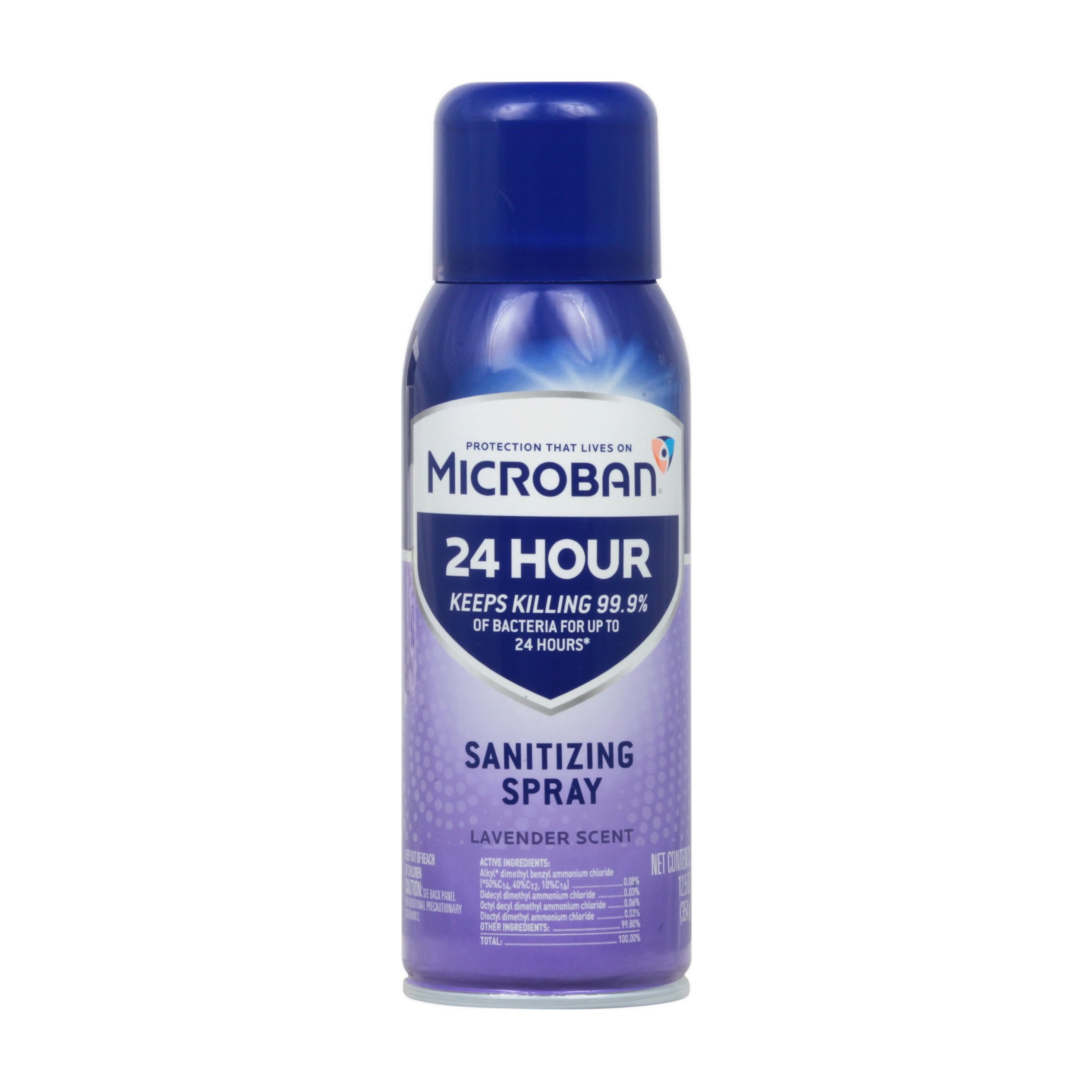 Microban Lavender 24 Hour Disinfectant Sanitizing Spray Shop All