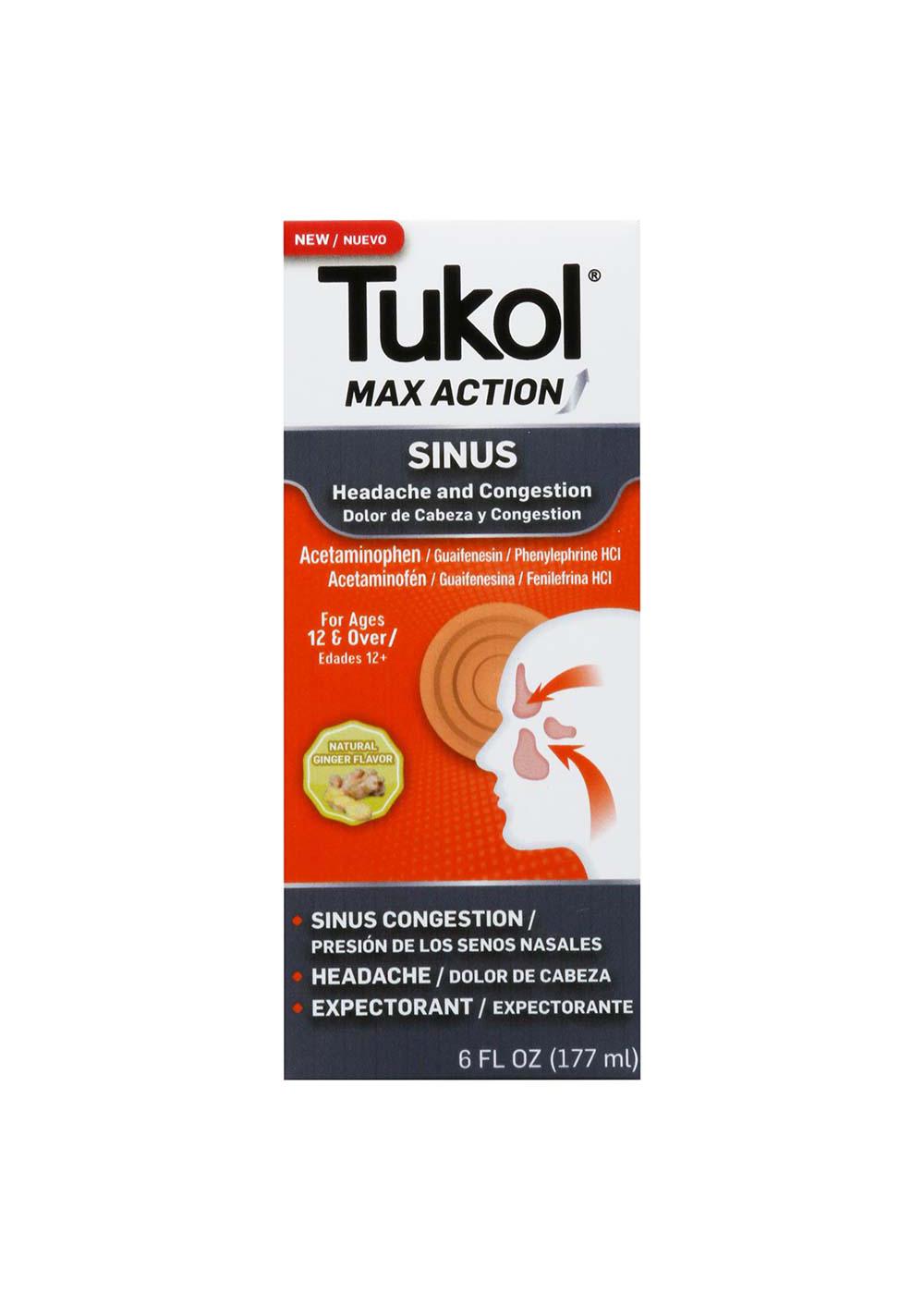 Tukol Max Action Sinus Liquid; image 1 of 6