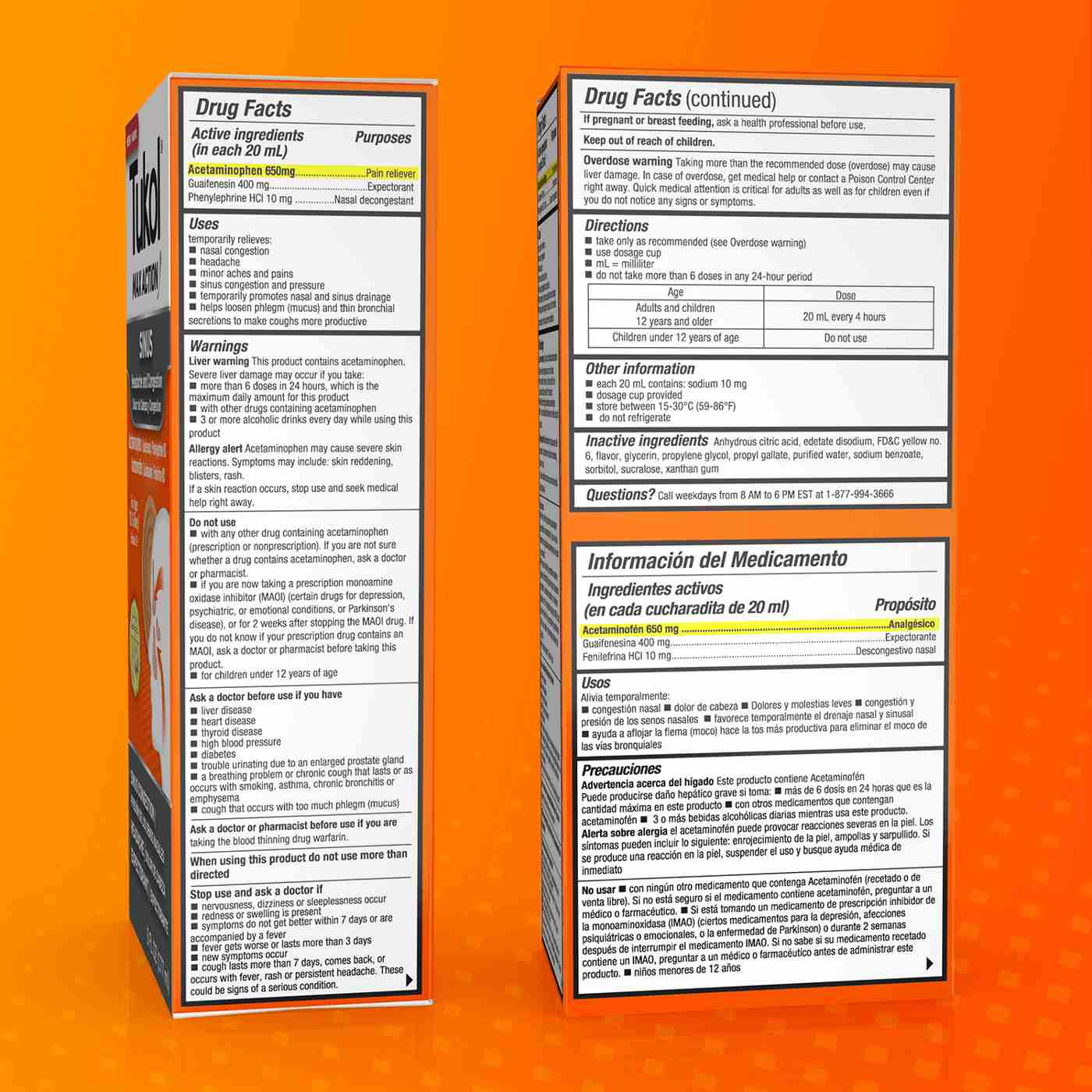 Tukol Max Action Sinus Liquid; image 4 of 6