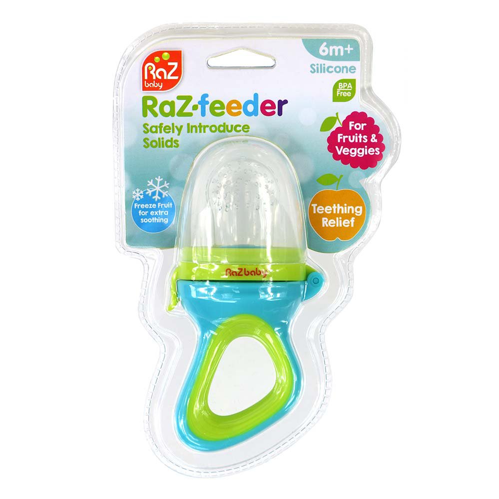 RaZbaby - SAFELY INTRODUCE SOLIDS: Silicone feeder safely