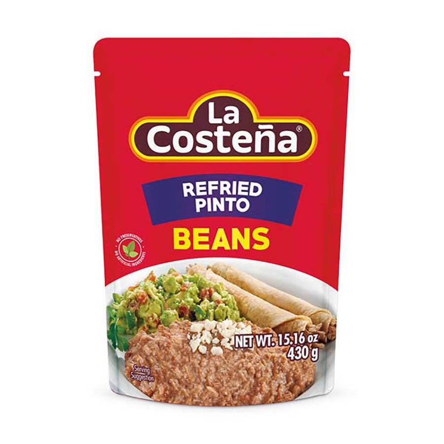 La Costena Refried Pinto Beans - Shop Beans & legumes at H-E-B