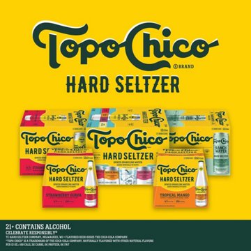 Topo Chico Strawberry Guava Hard Seltzer 12 pk Cans, 12 oz