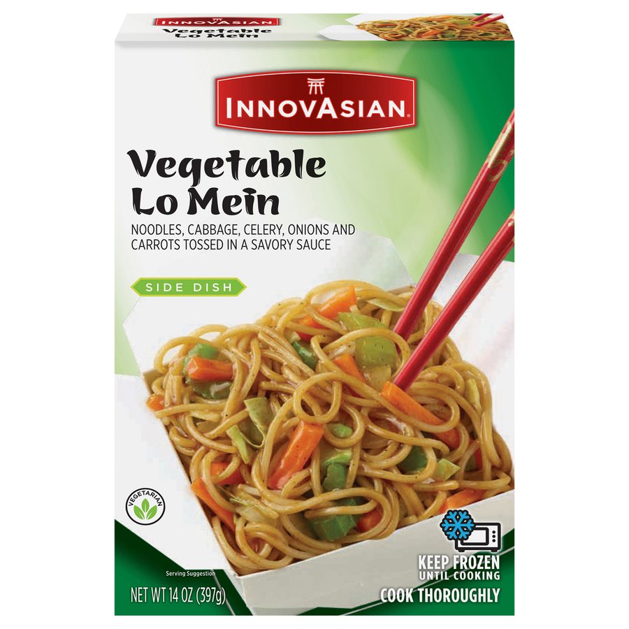 InnovAsian Frozen Vegetable Lo Mein, 14 oz