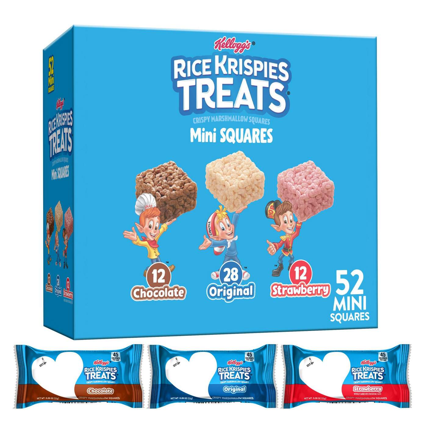 Rice Krispies Treats Variety Pack Mini Marshmallow Snack Bars, 20.1 oz; image 5 of 5