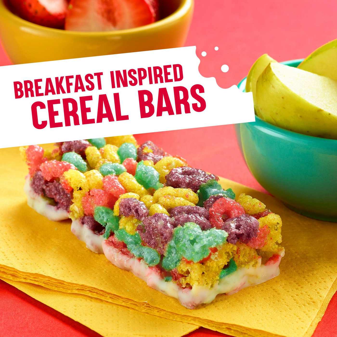 Kellogg's Froot Loops Original Cereal Bars, 4.2 oz; image 3 of 5