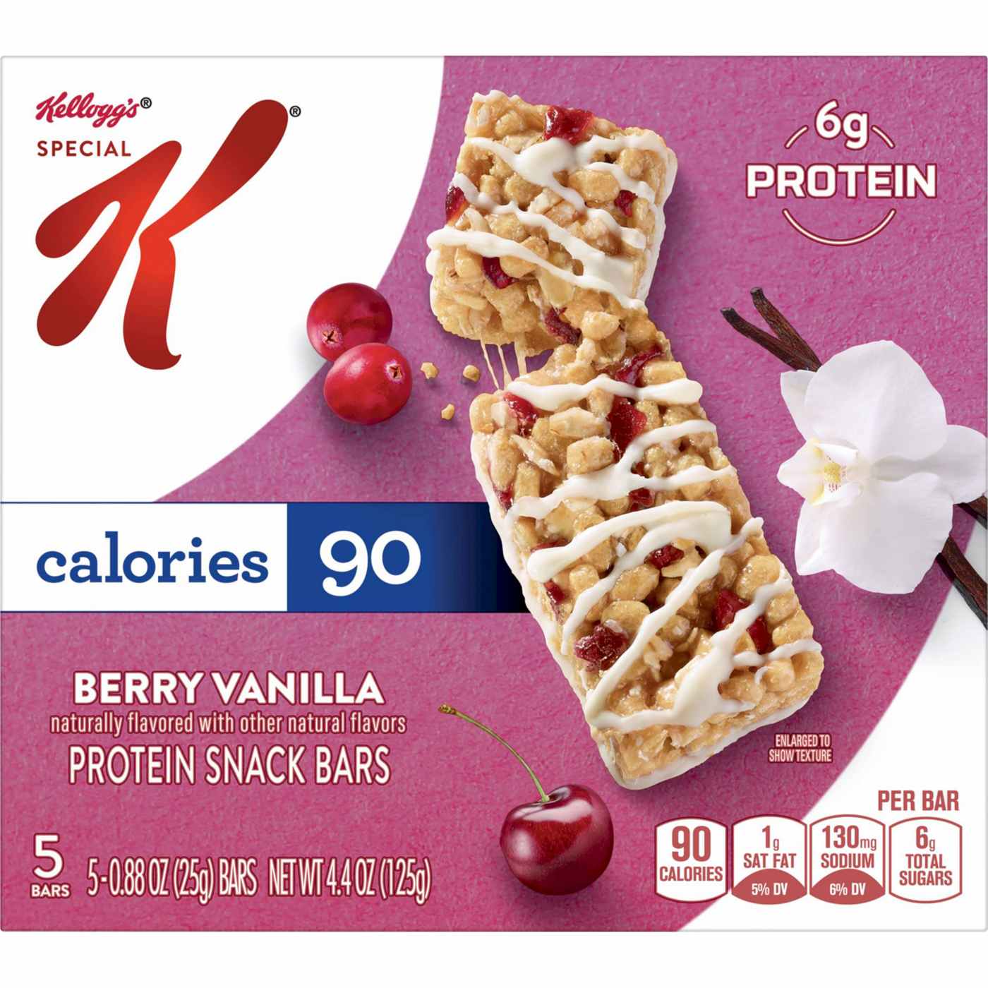 Kellogg's Special K Berry Vanilla Protein Snack Bars, 4.4 oz; image 5 of 5