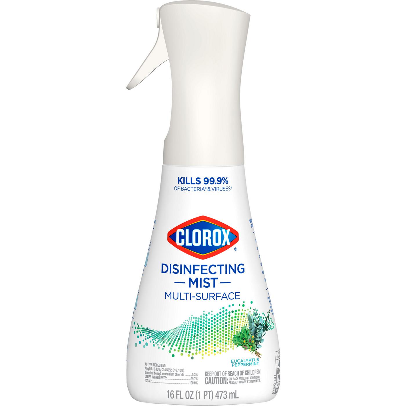 Clorox Eucalyptus Peppermint Multi-Surface Disinfecting Mist; image 1 of 19