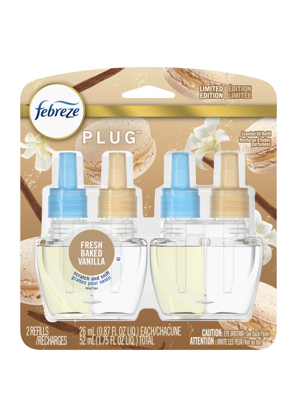 Febreze Plug Fresh Baked Vanilla Scented Oil Refills; image 1 of 9