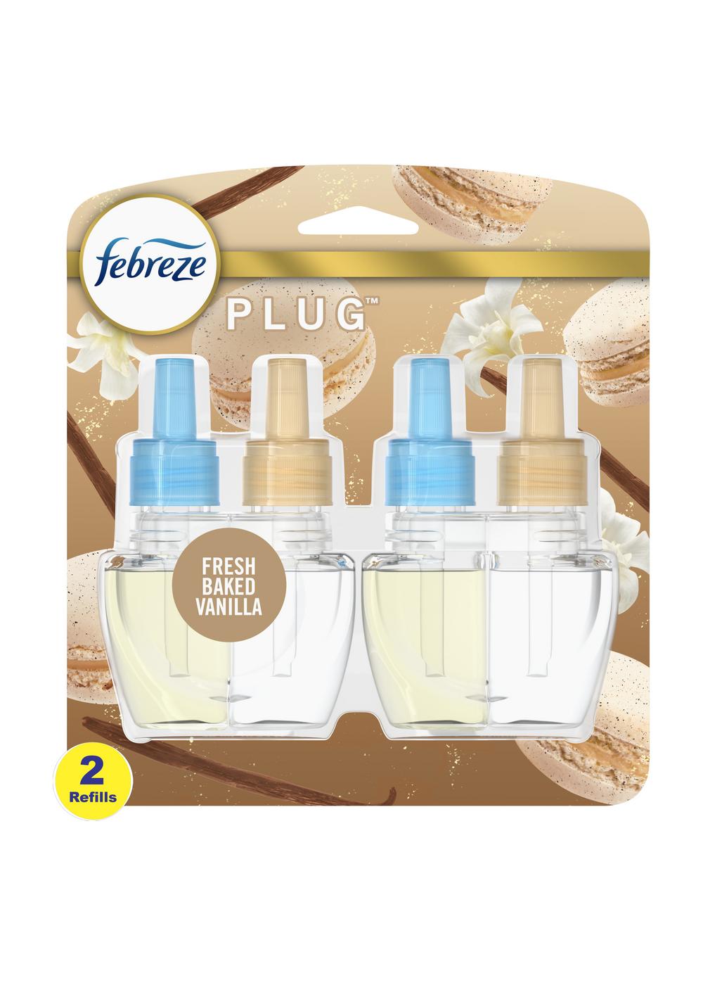 Febreze Bathroom Air Freshener Vanilla Fragrance Plug for