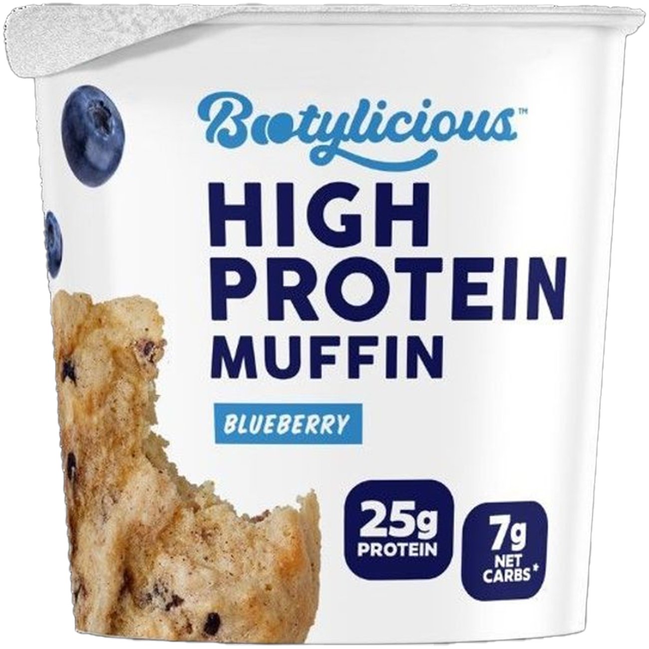 Bootylicious 25g Protein Muffin Cup - Blueberry, 2.40 oz