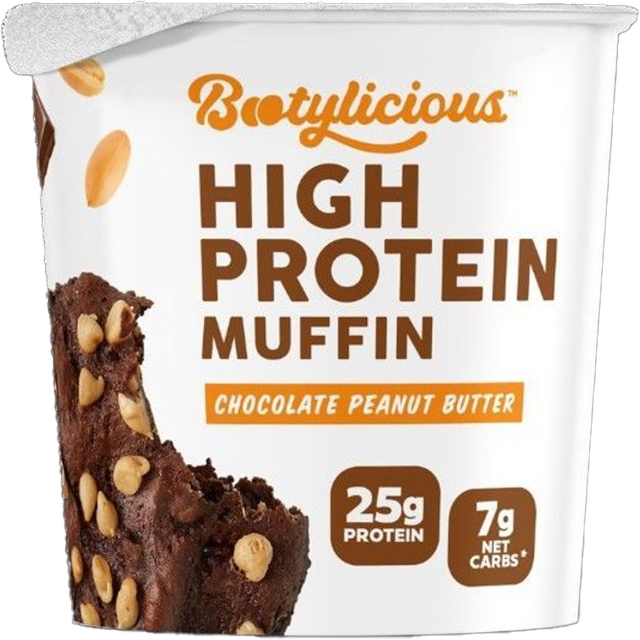 Bootylicious 25g Protein Muffin Cup - Chocolate Peanut Butter, 2.75 oz