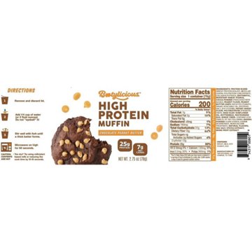 Bootylicious 25g Protein Muffin Cup - Chocolate Peanut Butter