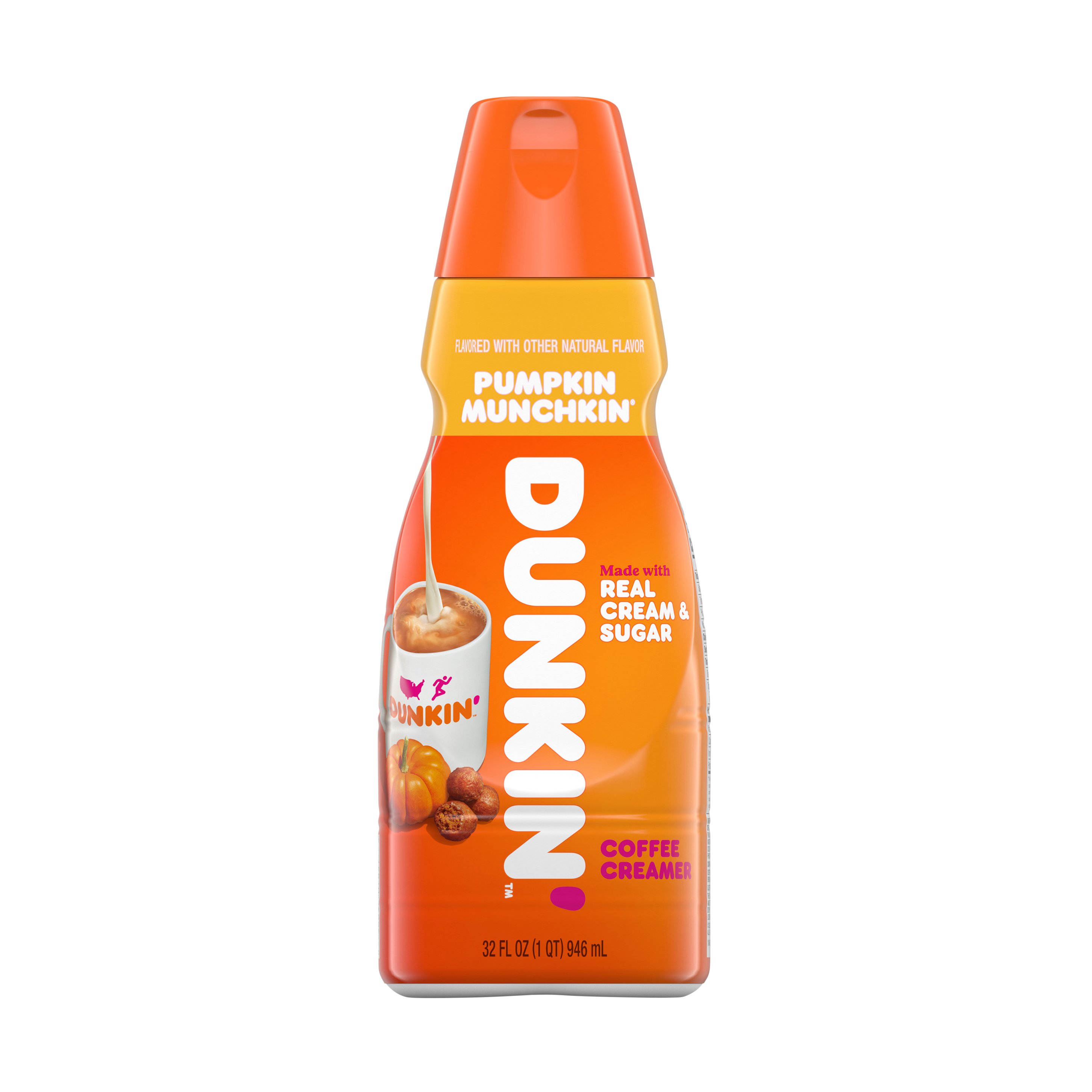 Dunkin' Donuts Pumpkin Munchkin Liquid Coffee Creamer - Shop Coffee ...