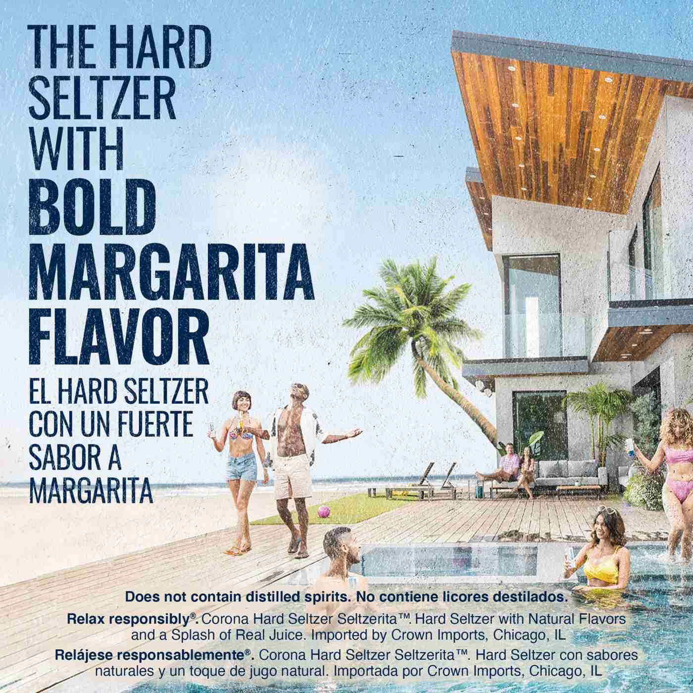 Corona Hard Seltzer Seltzerita Gluten Free Classic Lime Gluten Free Can Shop Beer at HEB
