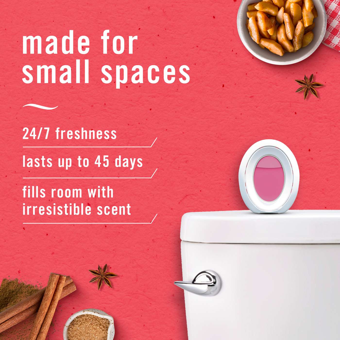 Febreze Odor Fighter Small Spaces Air Freshener - Baked Cinnamon Apples; image 10 of 10