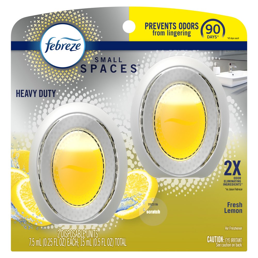 Febreze Small Spaces Heavy Duty Fresh Lemon Air Freshener Shop Air