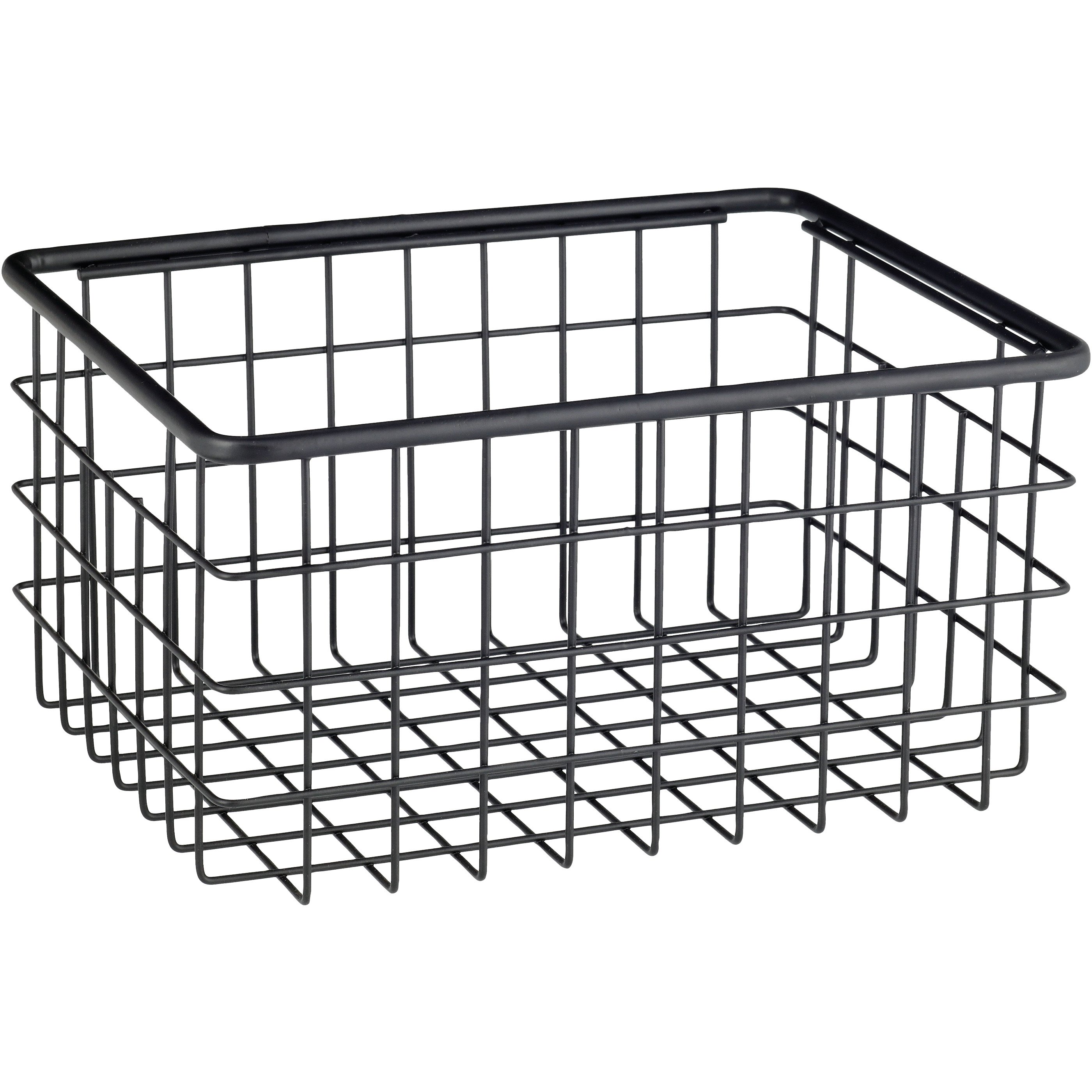 Destination Holiday Metal Wire Stacking Storage Basket Black Shop