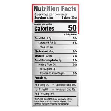Babybel Plant-Based Vegan Snack Cheese Alternative - Original, 6ct