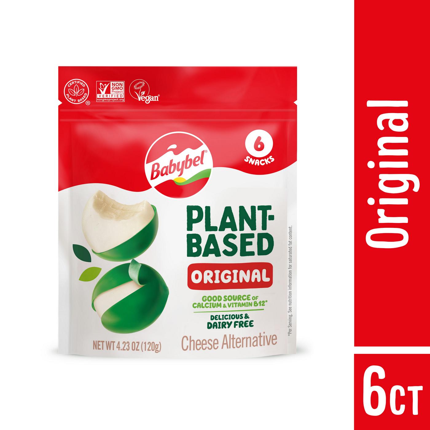 Babybel Plant-Based Vegan Snack Cheese Alternative - Original, 6ct; image 5 of 7