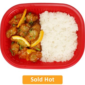 H-E-B Sushiya Orange Chicken & Rice Bowl (Sold Hot), 17.2 oz