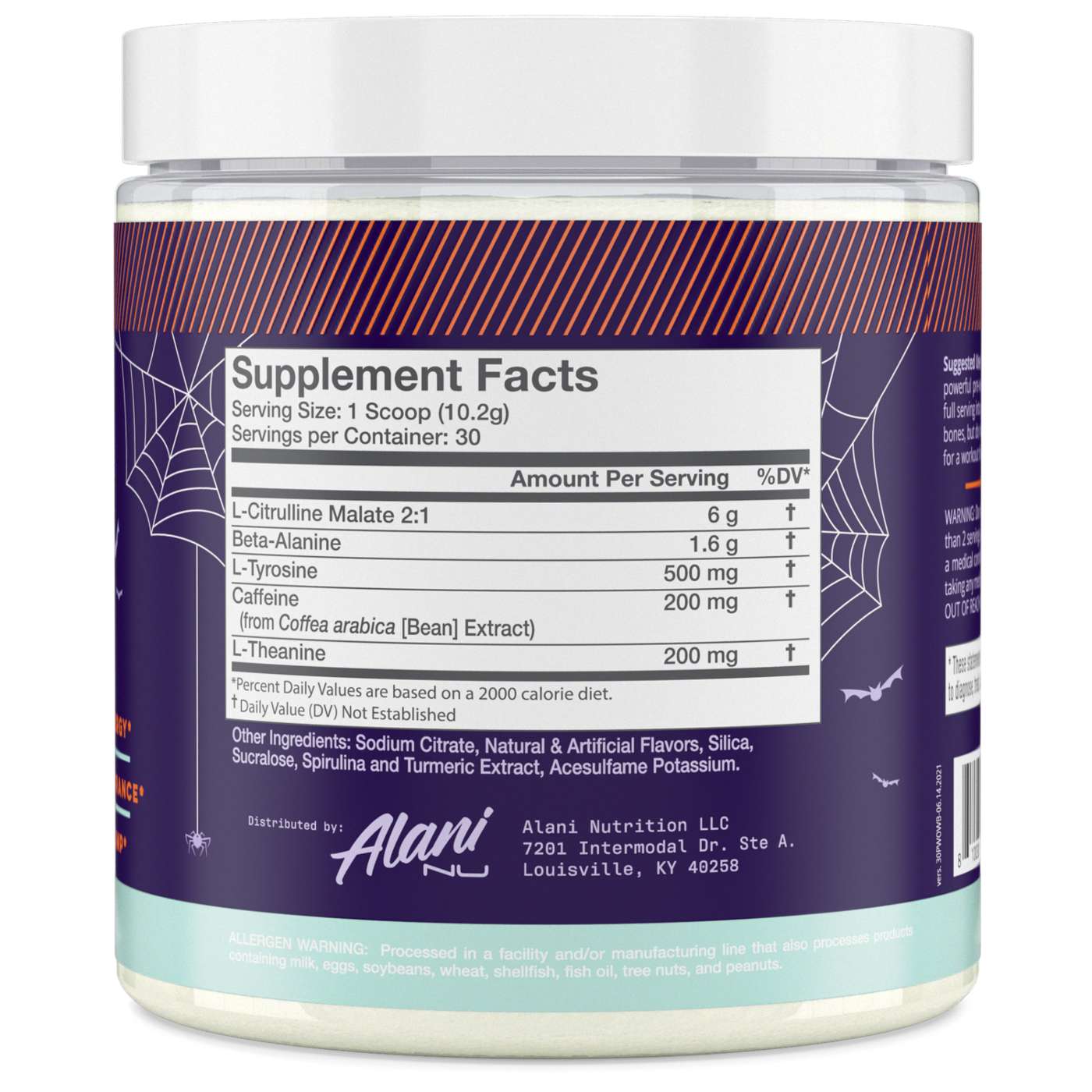 Alani Nu PreWorkout Witch's Brew Shop Diet & Fitness at HEB