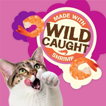 Friskies Purina Party Mix Cat Treats Natural Yums - Wild Shrimp