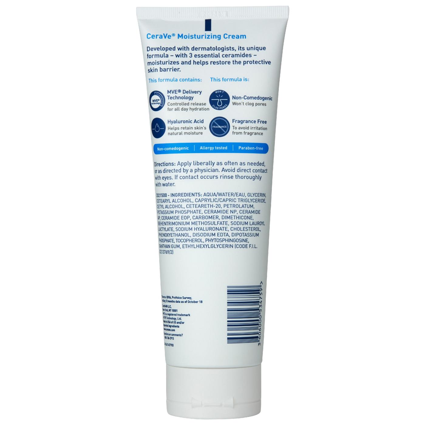 CeraVe Moisturizing Cream; image 8 of 10