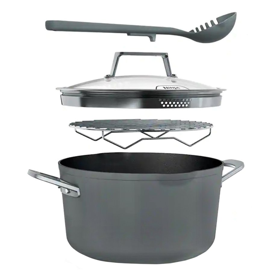 Ninja Foodi NeverStick PossiblePot Premium Set Sea Salt Grey Shop