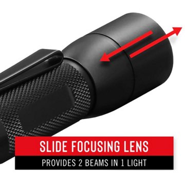 Coast HX5 Focusing Beam Pocket Flashlight, 4"