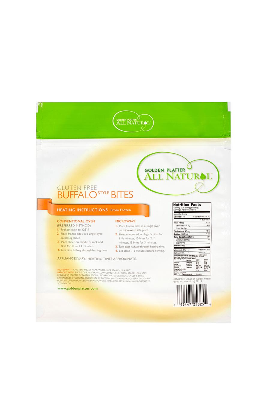 Golden Platter Gluten Free Frozen Buffalo Style Chicken Bites Shop