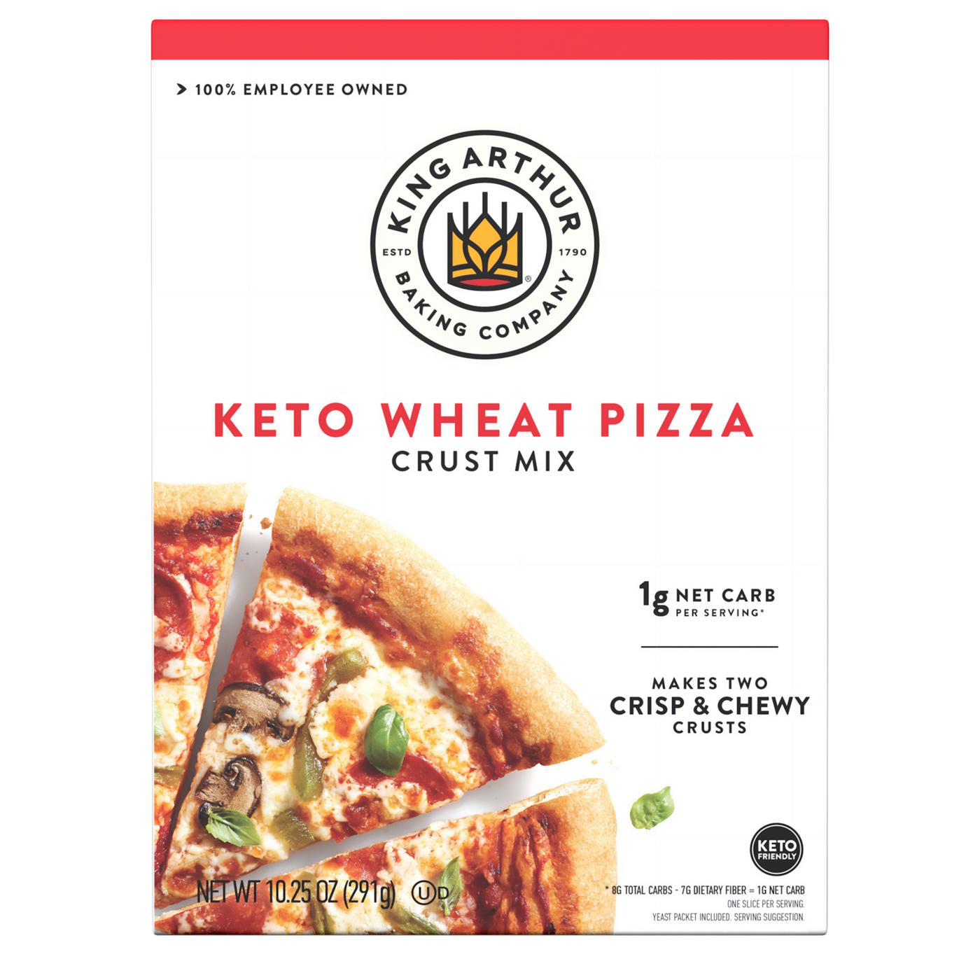 King Arthur Keto Wheat Pizza Crust Mix; image 1 of 3