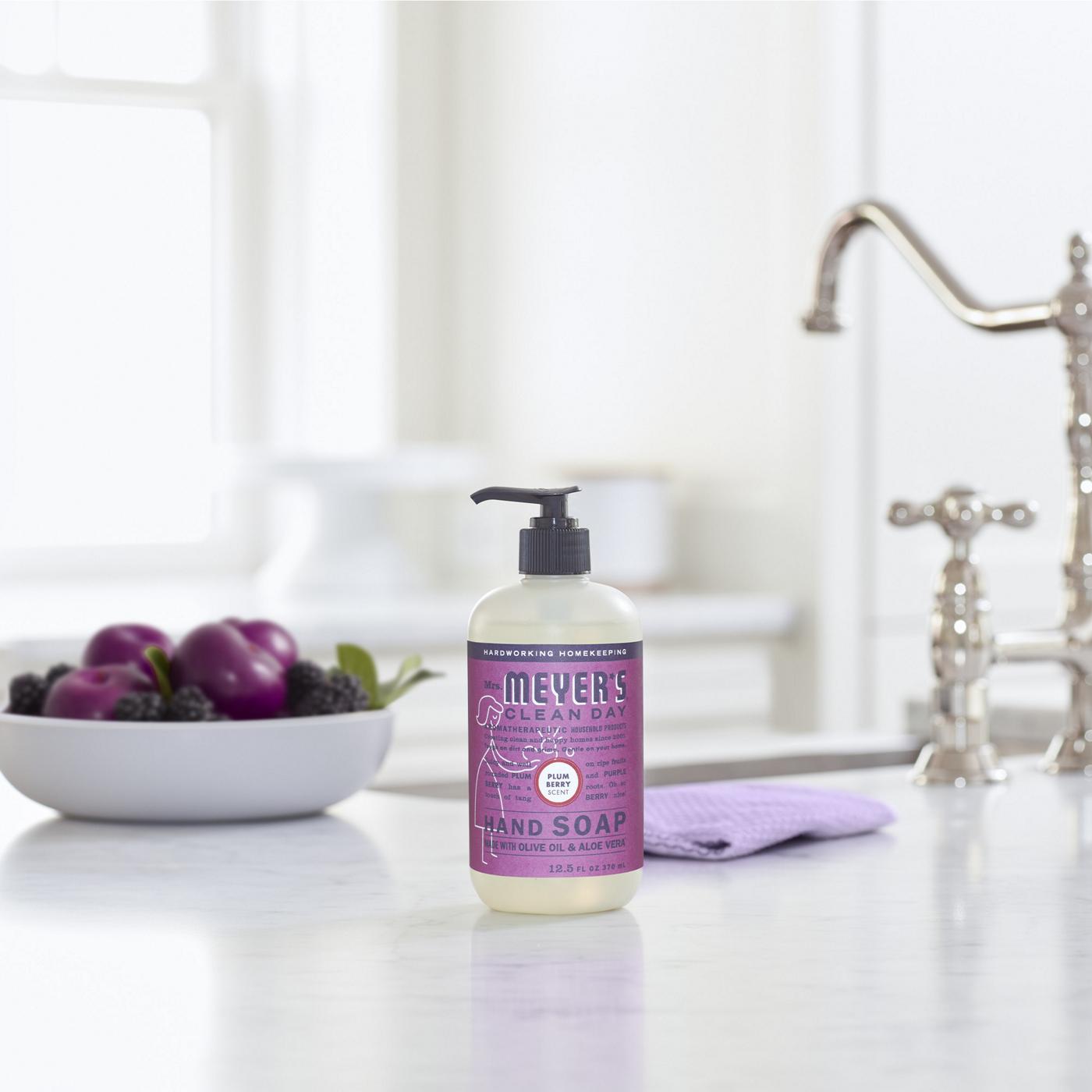 Mrs. Meyer's Clean Day Plum Berry Liquid Hand Soap; image 2 of 3