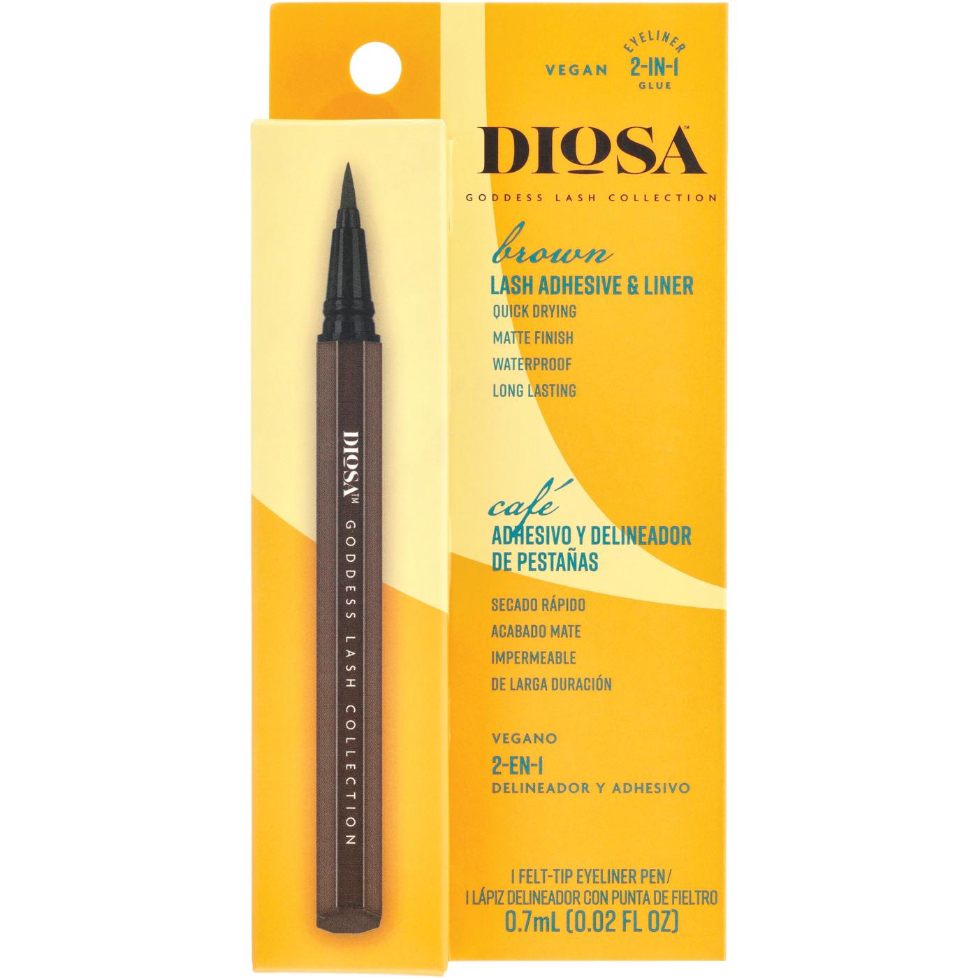 Diosa Lash Adhesive & Liner – Brown; image 1 of 5