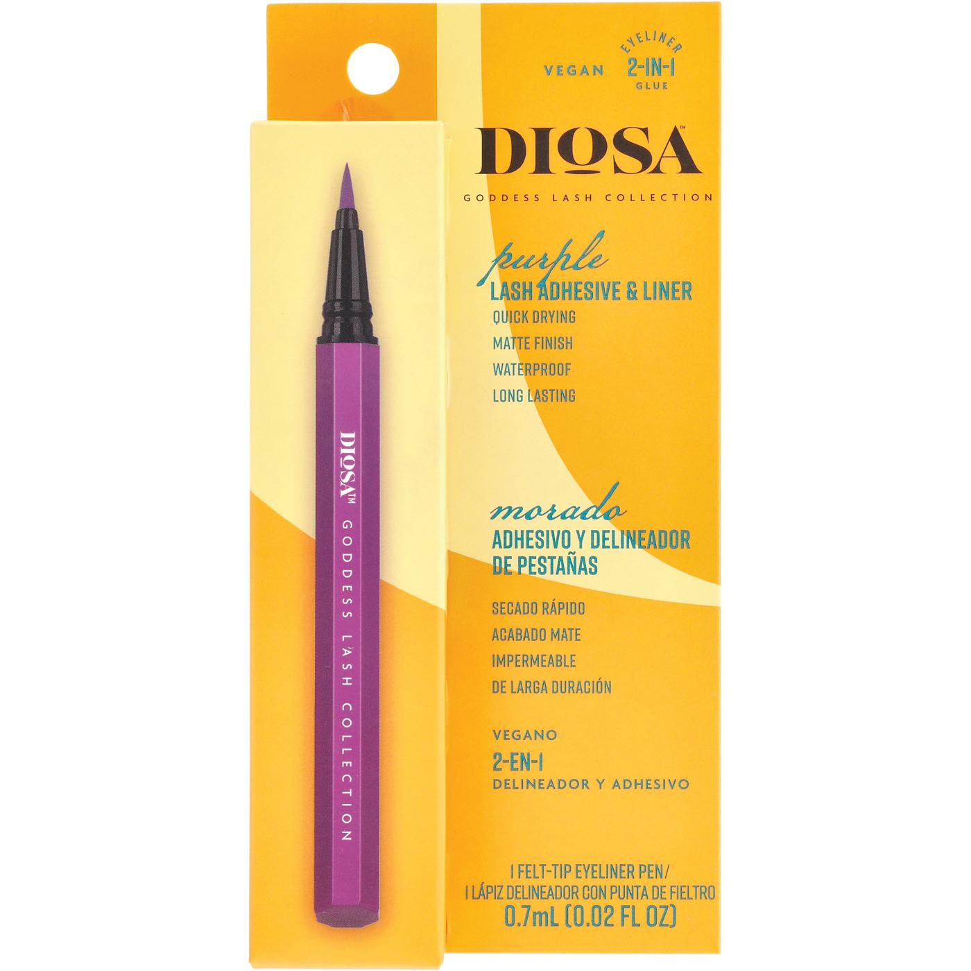 Diosa Lash Adhesive & Liner Purple Shop Eyeliner at HEB