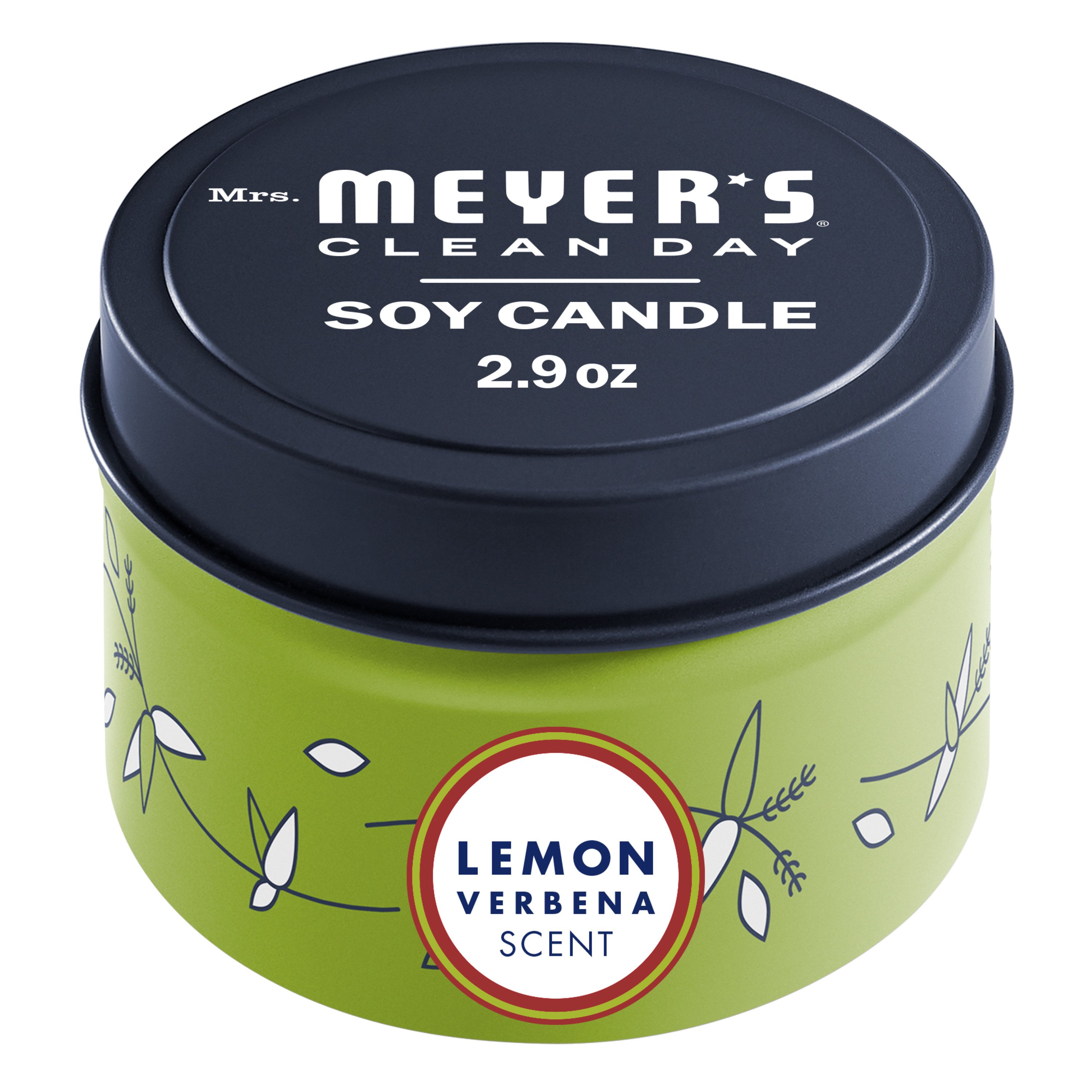 Mrs. Meyer's Clean Day Lemon Verbena Candle Tin Shop Candles at HEB