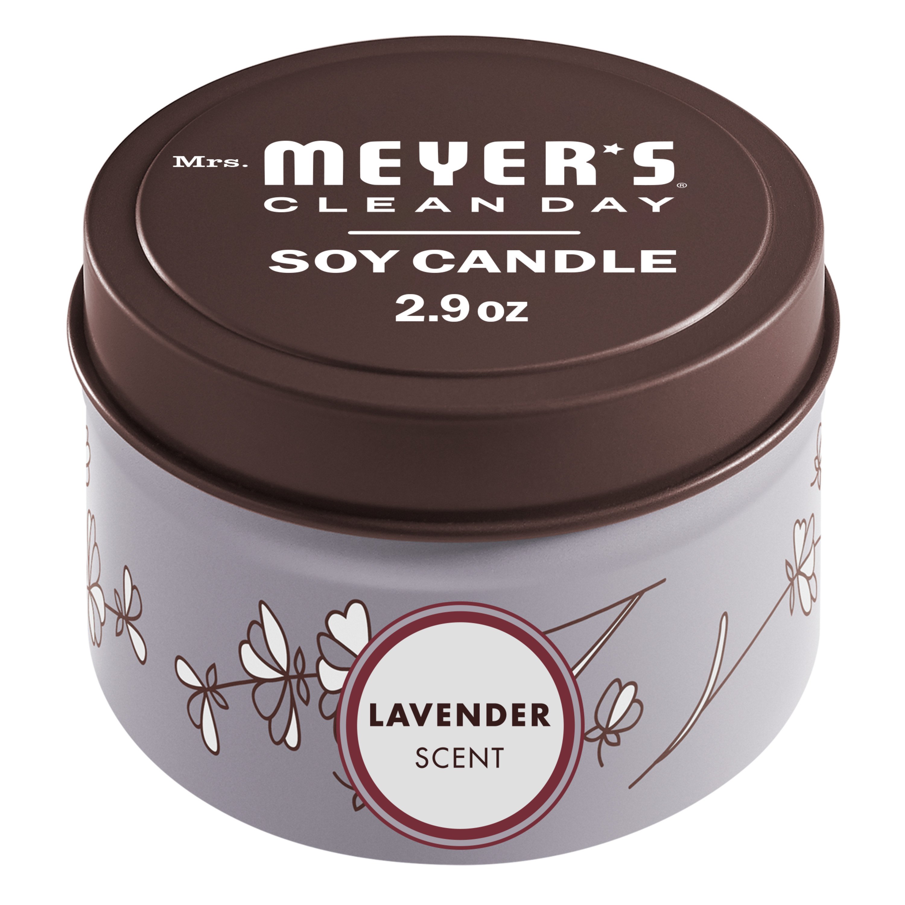 Mrs. Meyer's Clean Day Lavender Candle Tin Shop Candles at HEB