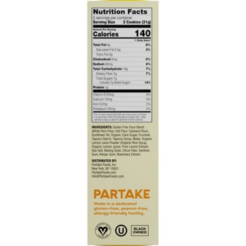 Partake Lemon Soft Baked