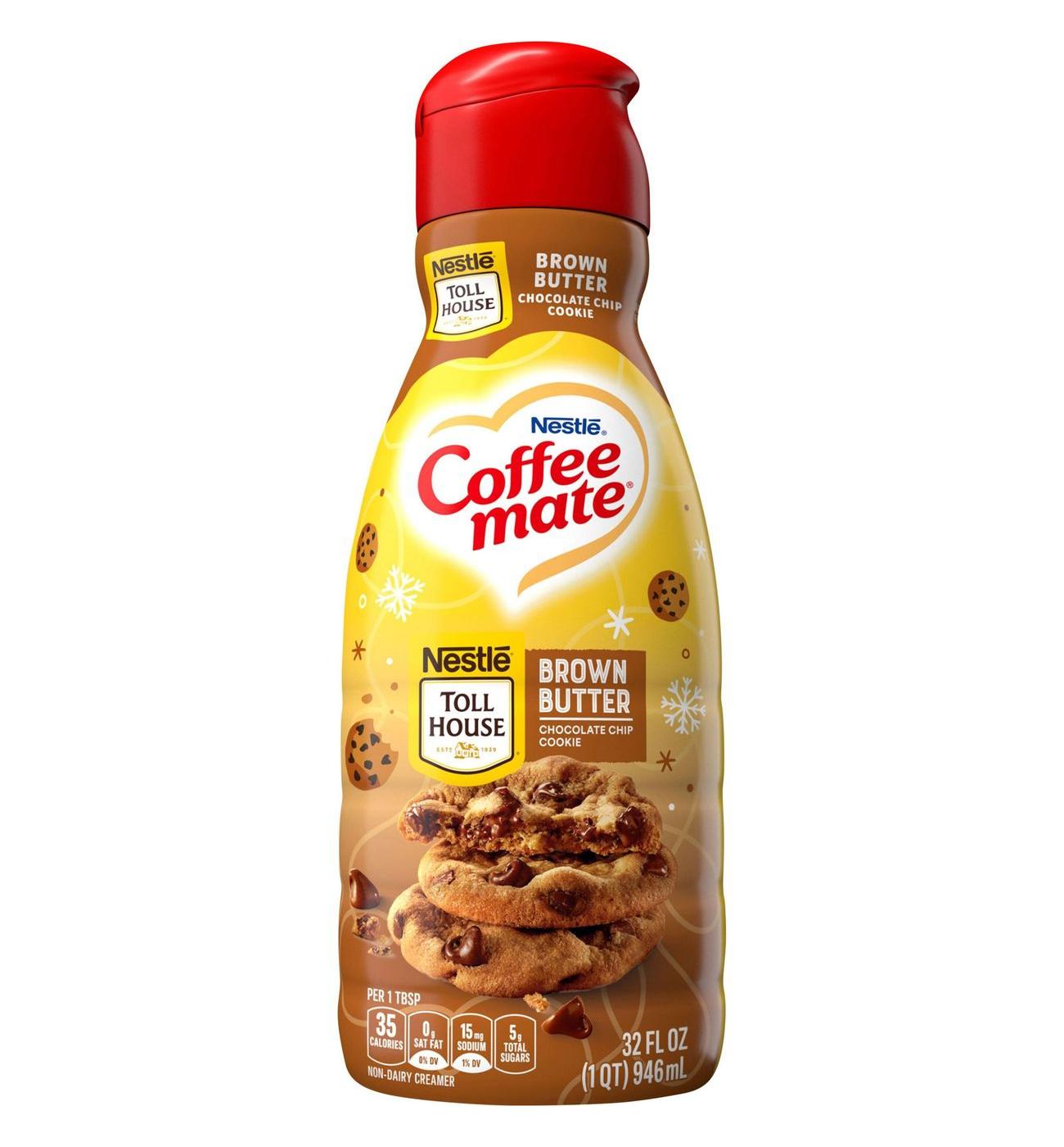 Nestle Coffee Mate Liquid Coffee Creamer Brown Butter Chocolate Chip