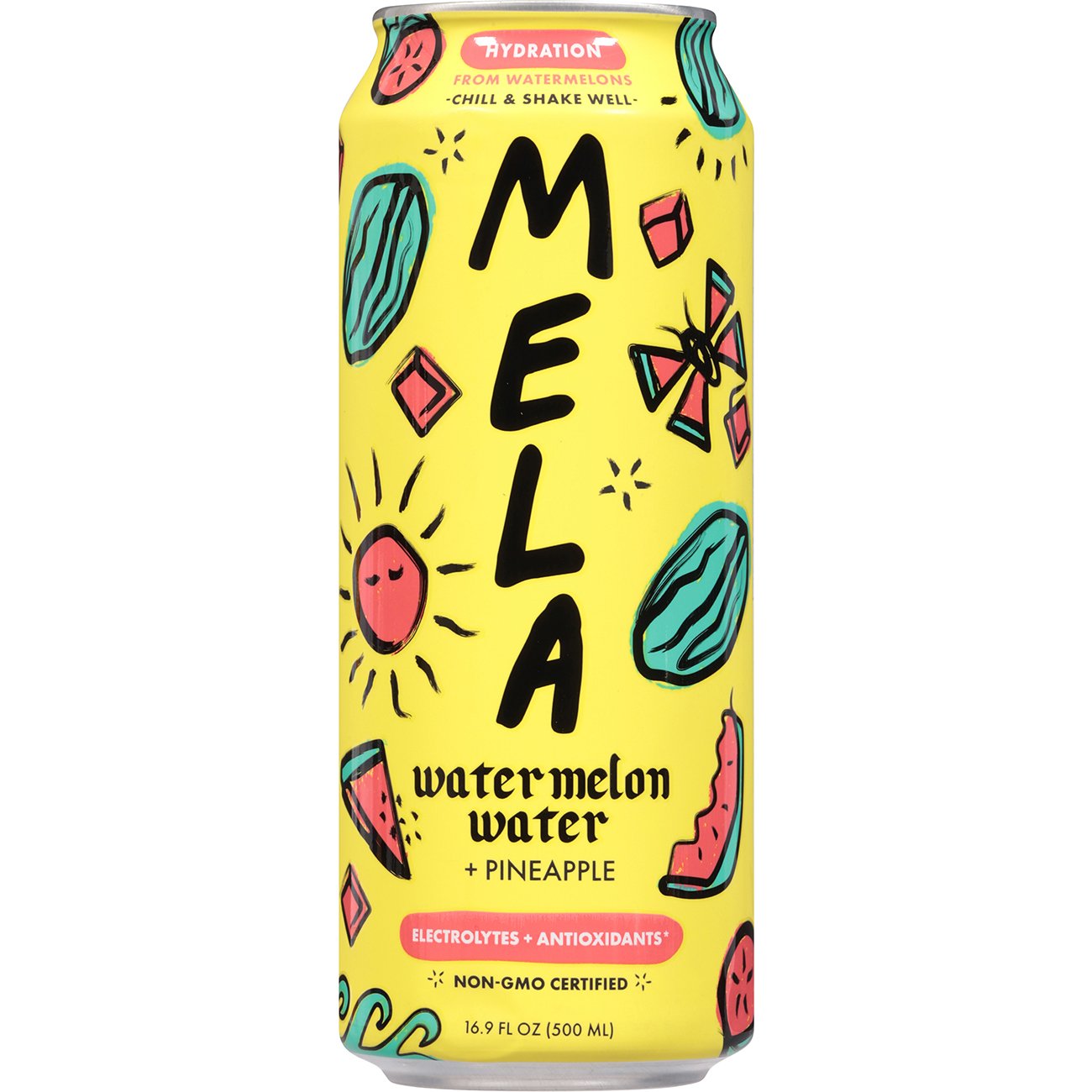Mela Watermelon Water + Pineapple, 16.9 oz