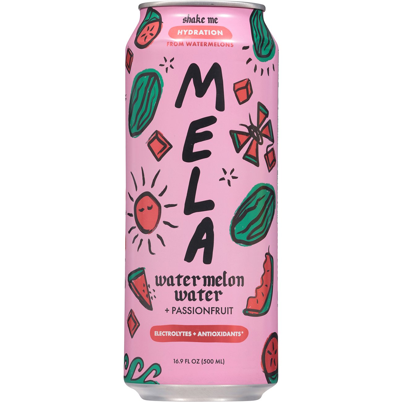 Mela Watermelon Water + Passionfruit, 16.9 oz