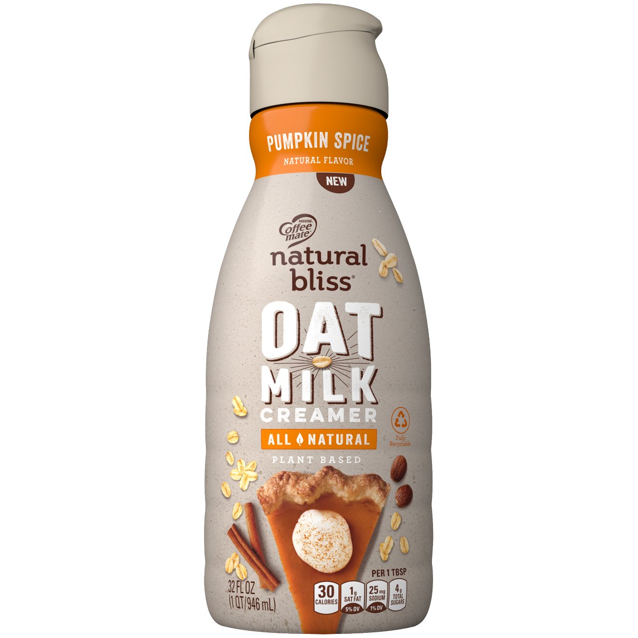 Nestle Coffee Mate Natural Bliss Oat Milk Pumpkin Spice Liquid Coffee