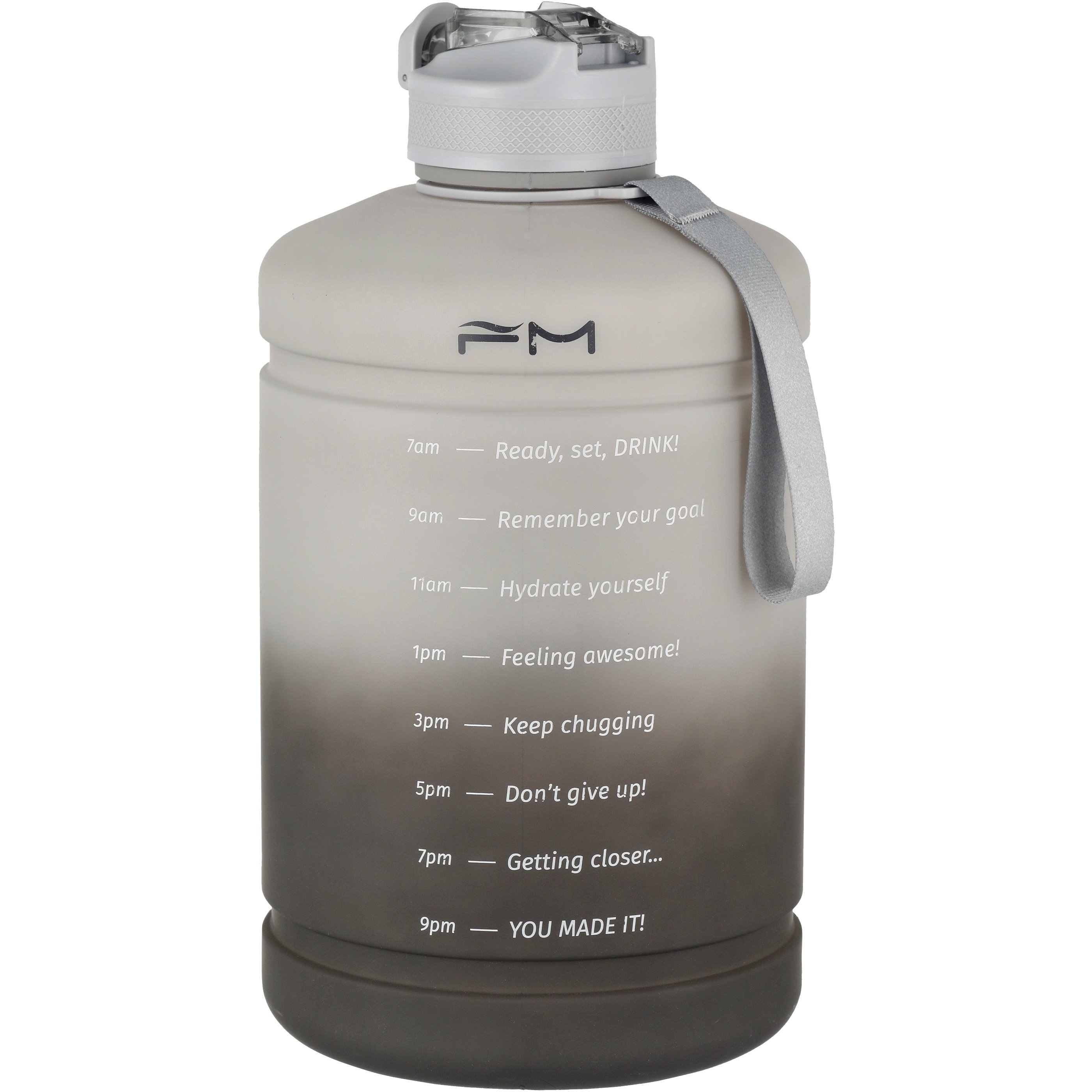 Fuel Mate Motivational Reusable Water Bottle - Gray - Shop Travel & to ...