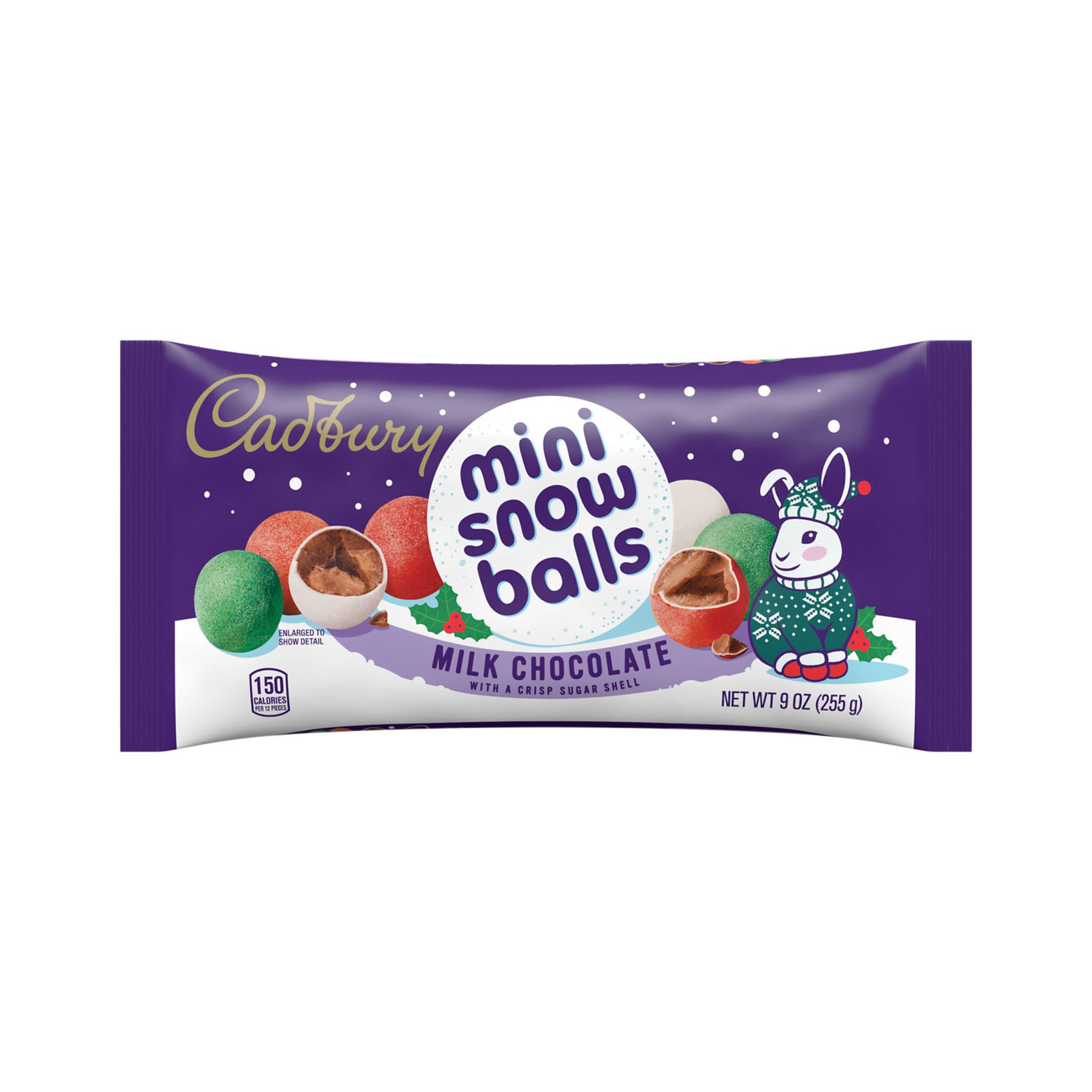Cadbury Mini Snowballs Milk Chocolate Christmas Candy - Shop Candy at H-E-B