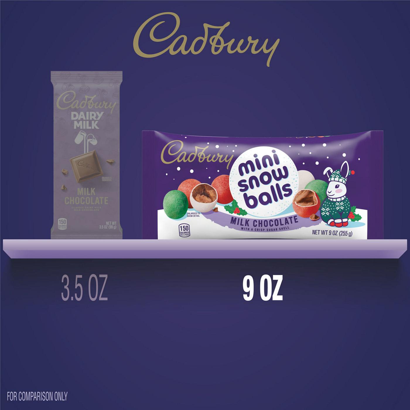 Cadbury Milk Chocolate Holiday Mini Snow Balls; image 2 of 7