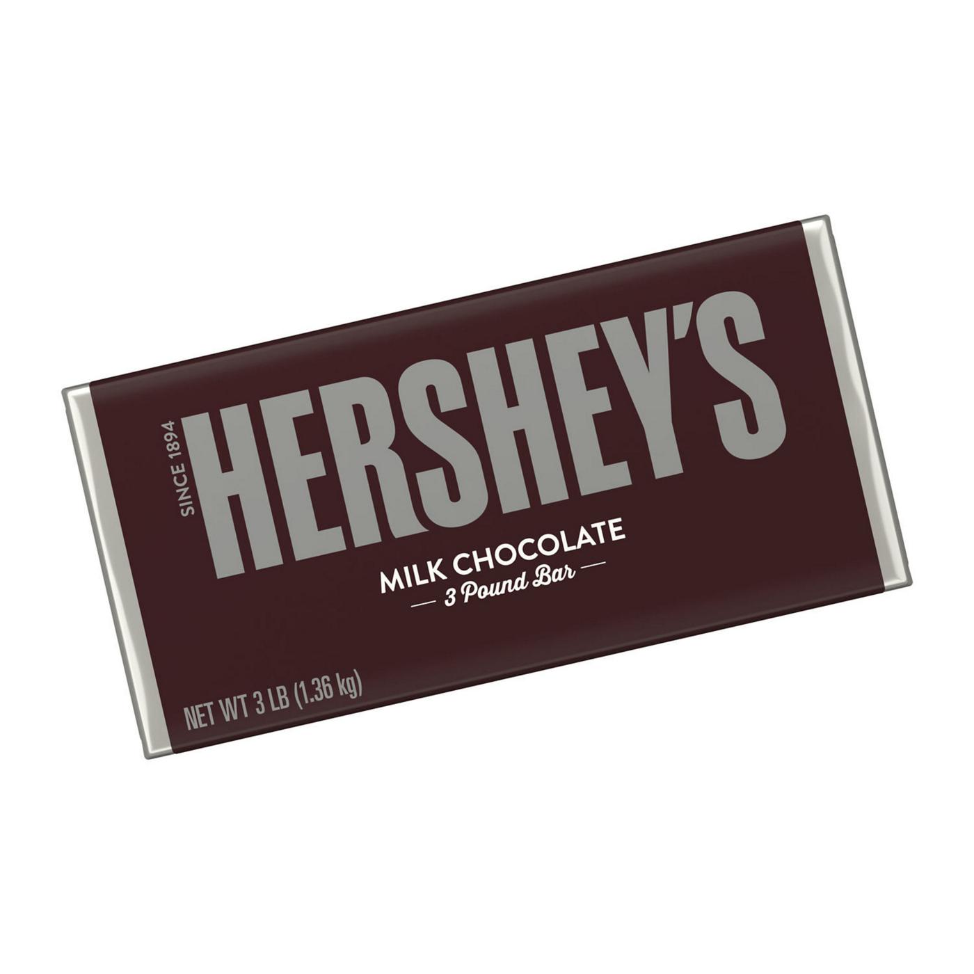 Hershey's Three Pound Milk Chocolate Christmas Candy Bar; image 7 of 8