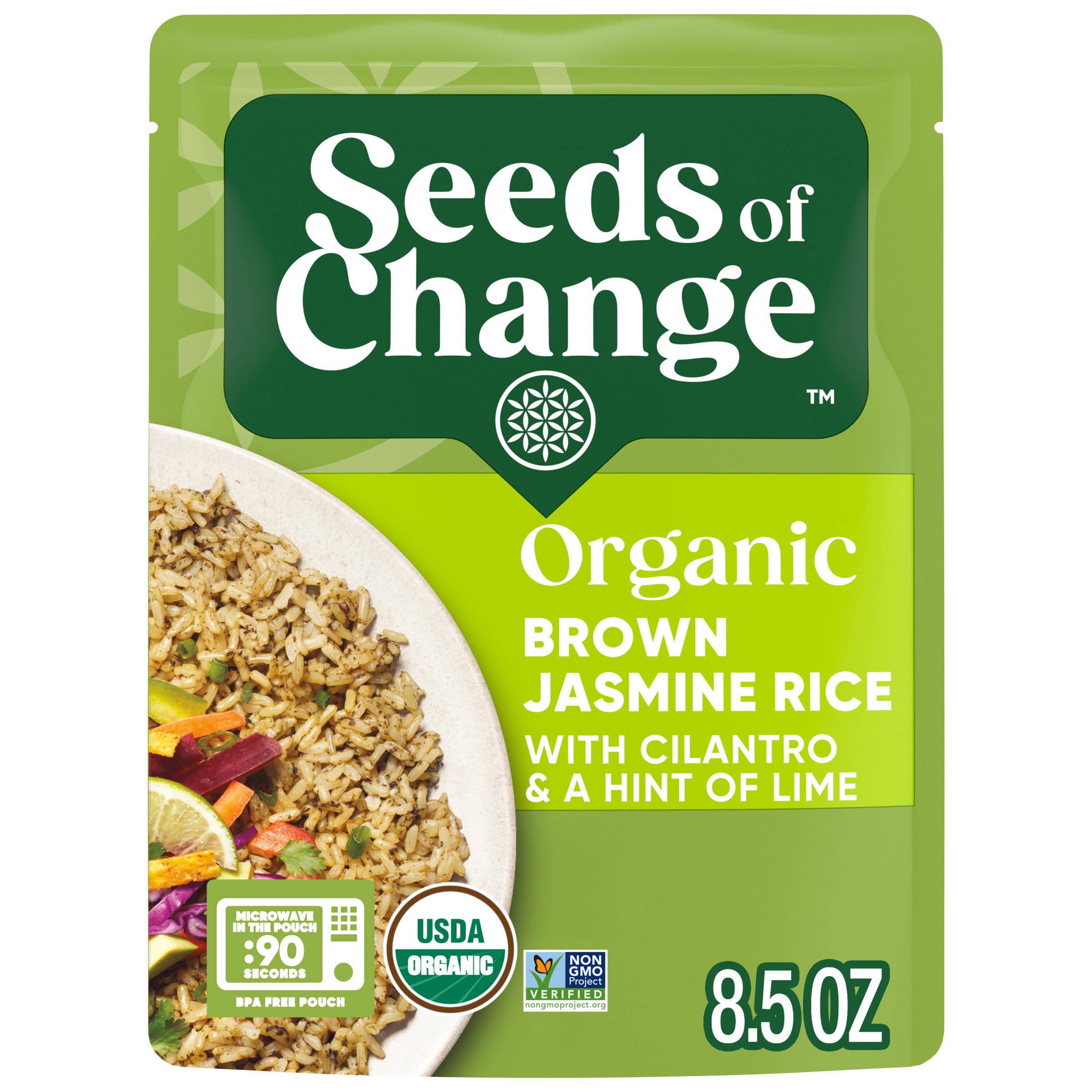 Seeds of Change Organic Brown Jasmine Rice with Cilantro Lime - Shop ...