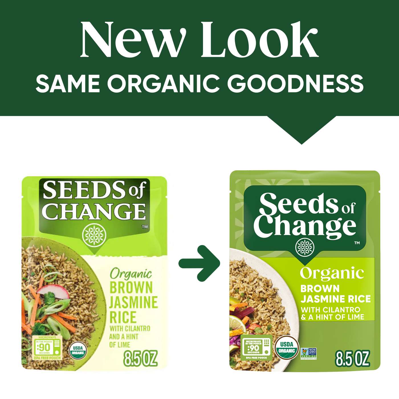 Seeds of Change Organic Brown Jasmine Rice with Cilantro Lime Shop