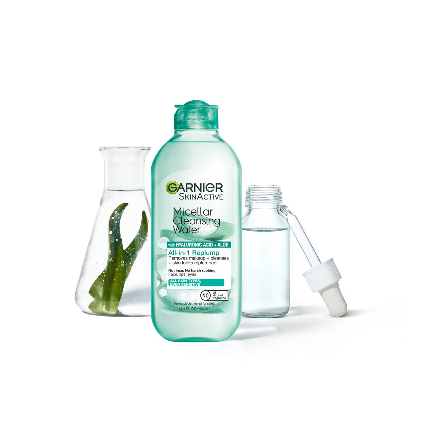 Garnier SkinActive Micellar Cleansing Water All-in-1 Replump; image 3 of 9
